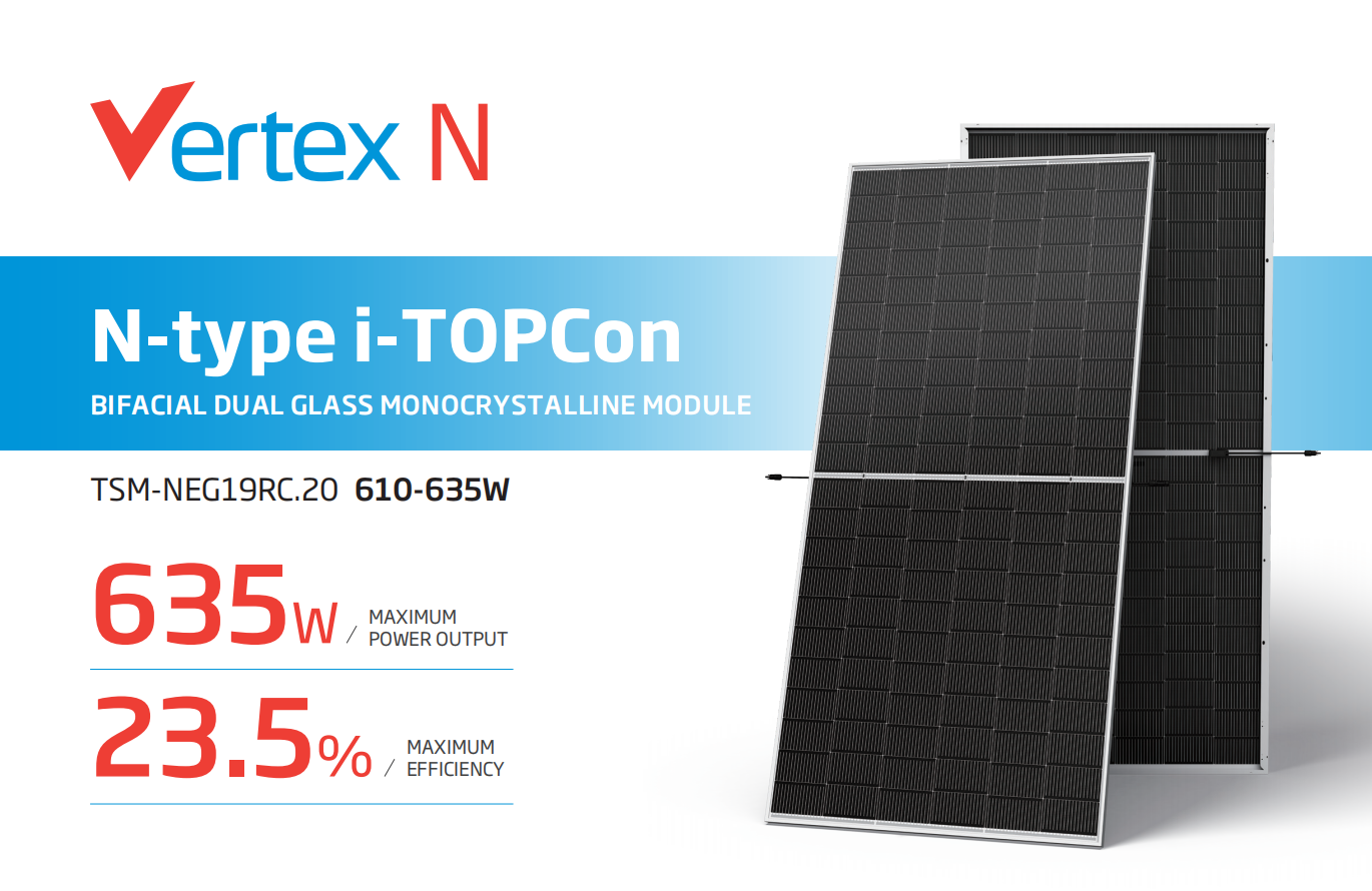 Trina N-type i-TOPCON 610-635w