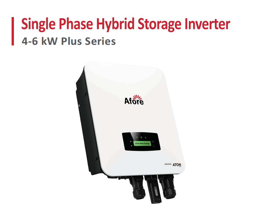 Afore Single Phase Hybrid Inverter 4-6kw