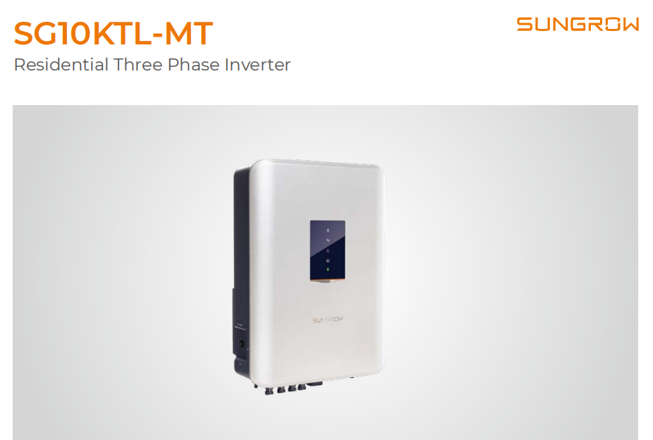 Sungrow Three Phase Inverter 10kw